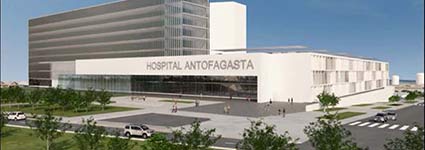 HOSPITAL ANTOFAGASTA IN CHILE (Granite Gris Serena)